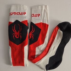 Spyder Red and Black Men's Socks